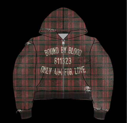 Flannel  Hoody